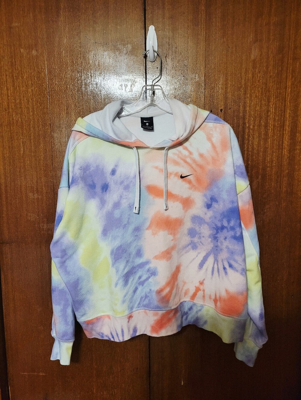 Nike Women's Pastel Tie-Dye Cowl Hoodie